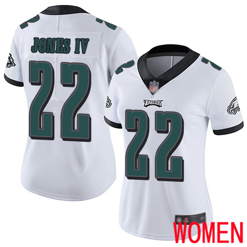 Women Philadelphia Eagles #22 Sidney Jones White Vapor Untouchable NFL Jersey Limited Player Football->youth nfl jersey->Youth Jersey